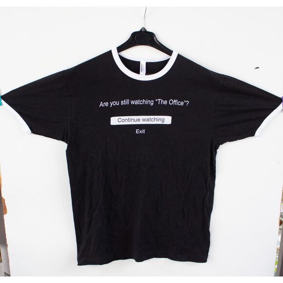 Are You Still Watching The Office T Shirt Continue Watching Adult Size M - Picture 1 of 6